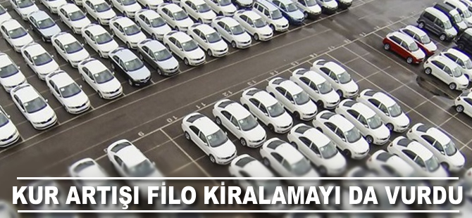 Kur artışı filo kiralamayı da vurdu