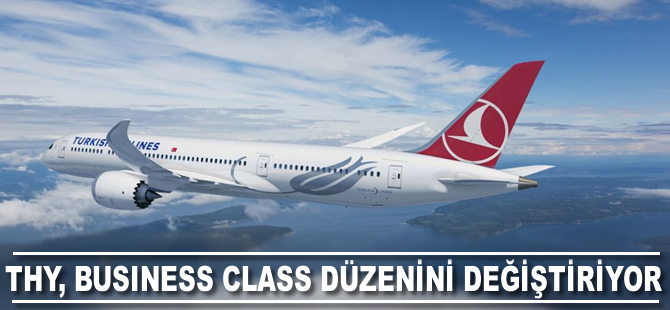 THY A350 ve B787'de yeni 'business class' düzeni kullanacak