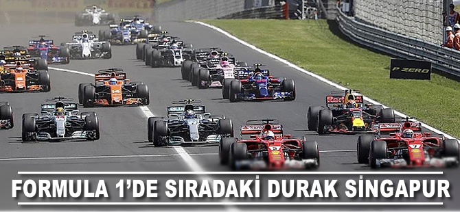 Formula 1'de sıradaki durak Singapur