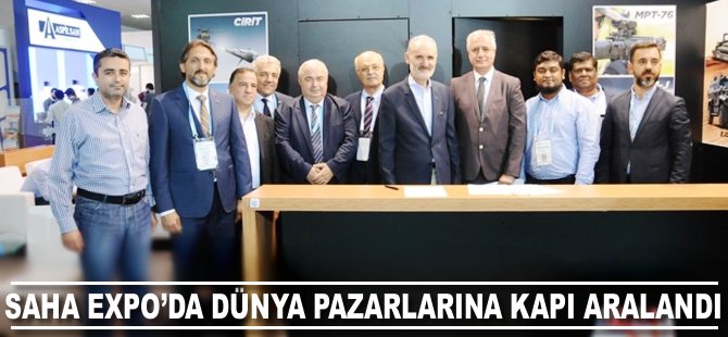 SAHA EXPO'da dünya pazarlarına kapı aralandı