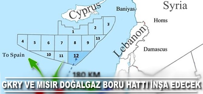 GKRY ile Mısır, doğalgaz boru hattı inşa edecek