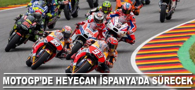 MotoGP'de heyecan İspanya'da sürecek