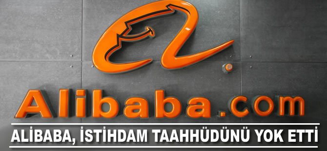 Alibaba, istihdamı durdurdu