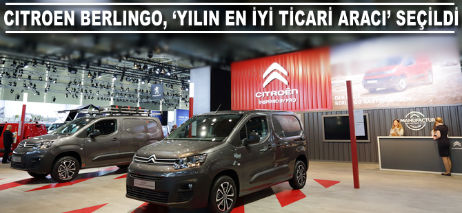 Citroen Berlingo, 'Yılın en iyi ticari aracı' oldu