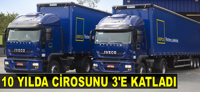 GEFCO, 10 yılda cirosunu 3'e katladı