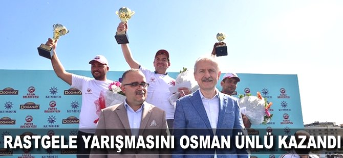 Rastgele yarışmasını Osman Ünlü kazandı