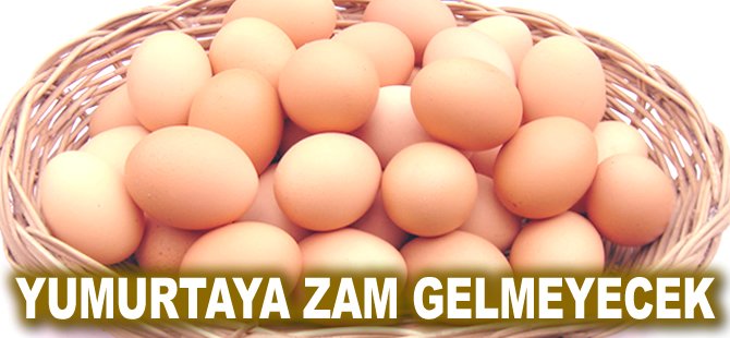 Yumurtaya zam gelmeyecek