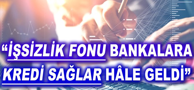 "İşşizlik Fonu bankalara kredi sağlar hâle geldi"