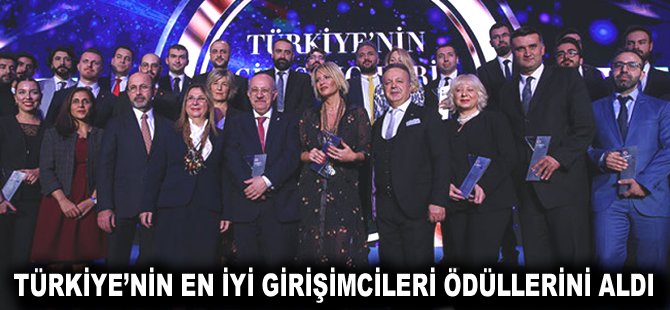 Türkiye'nin en iyi girişimcileri ödüllerini aldı