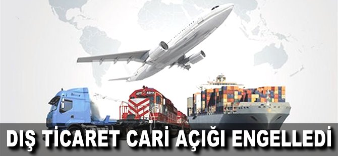 Dış ticaret cari açığı engelledi