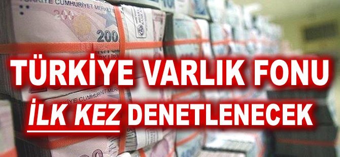 Türkiye Varlık Fonu ilk kez denetlenecek