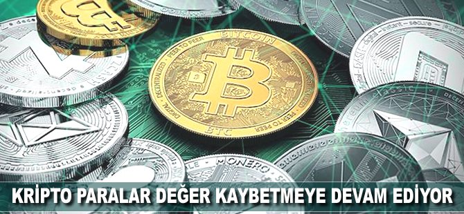 Kripto paralar değer kaybetmeye devam ediyor