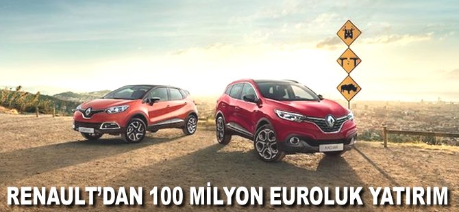 Renault'dan 100 milyon Euroluk yatırım