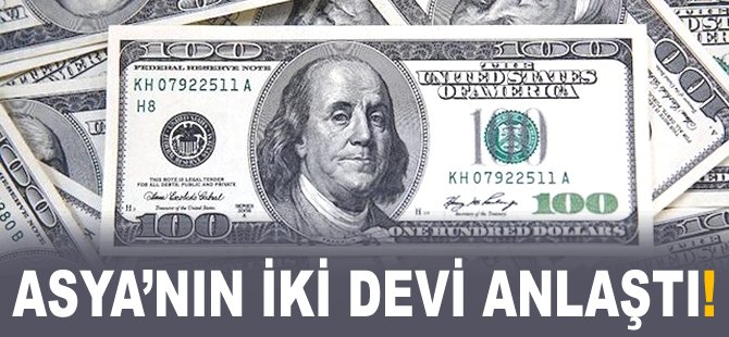 Asya'nın iki devi anlaştı