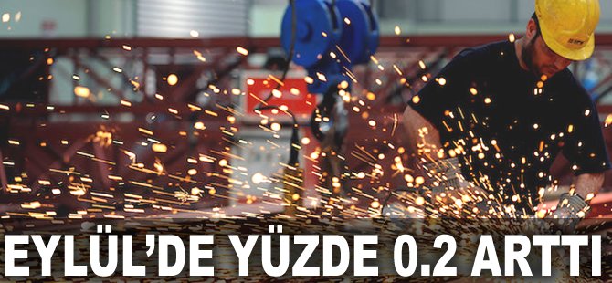 Eylülde yüzde 0.2 arttı