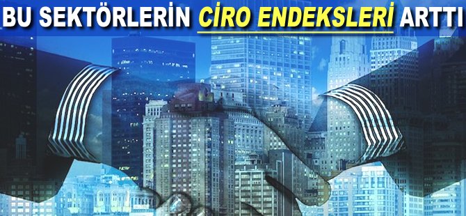 Bu Sektörlerin ciro endeksleri arttı