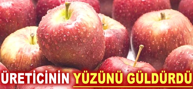 Üreticinin yüzünü güldürdü