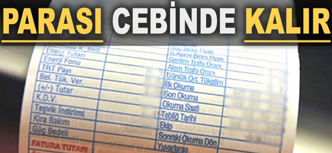 Parası cebinde kalır