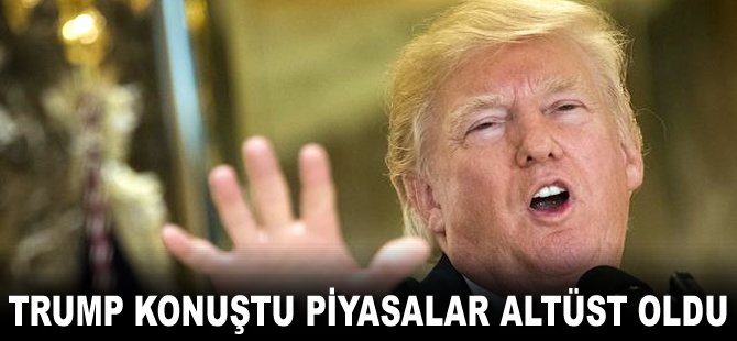 Trump konuştu piyasalar altüst oldu