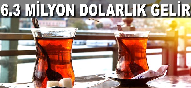 6,3 milyon Dolarlık gelir