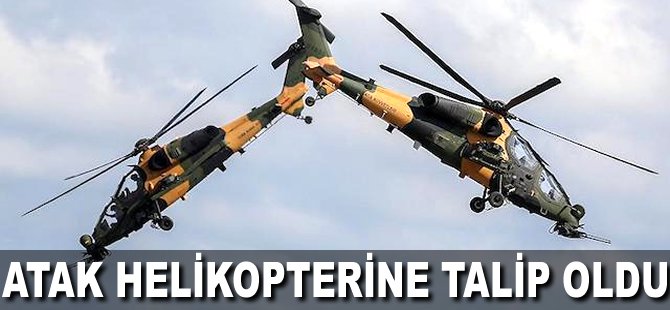 Atak helikopterine talip oldular