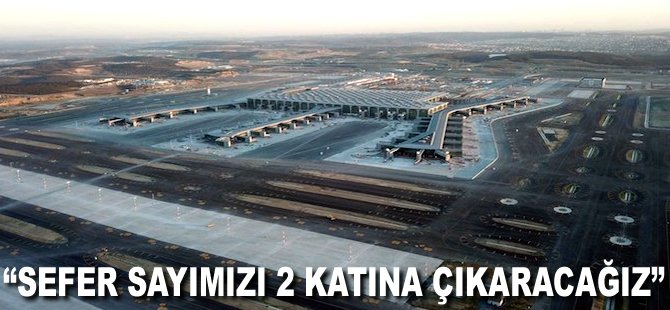 "Sefer sayımızı 2 katına çıkaracağız"