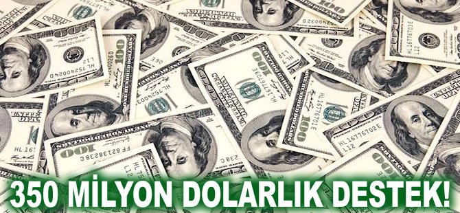 350 milyon Dolarlık destek!