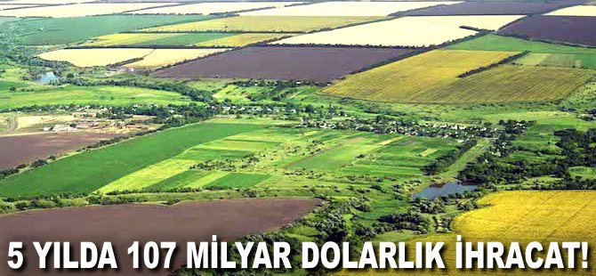 5 yılda 107 milyar Dolarlık ihracat!