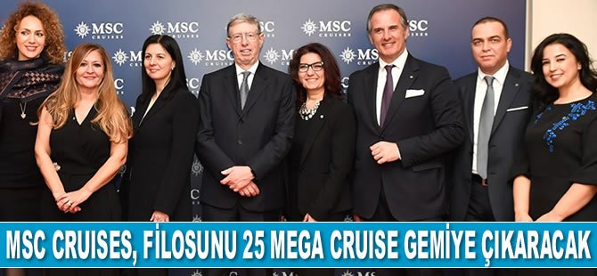 MSC Cruises, filosunu 2027’ye kadar 25 mega cruise gemiye çıkaracak