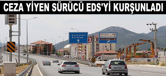 Ceza yiyen sürücü EDS'yi kurşunladı