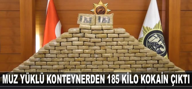 İstanbul'da muz yüklü konteynerden 185 kilo kokain çıktı