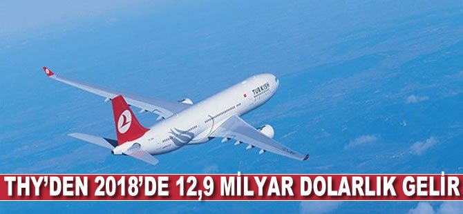 THY'den 2018'de 12,9 milyar dolarlık gelir