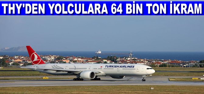 THY'den yolculara 64 bin ton ikram