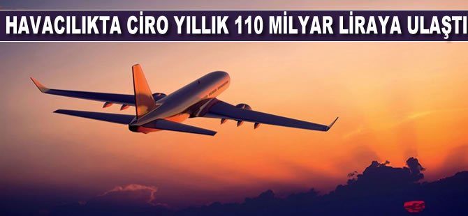 Havacılıkta ciro yıllık 110 milyar liraya ulaştı