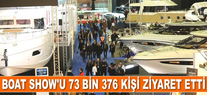 CNR Avrasya Boat Show'u 73 bin 376 kişi ziyaret etti