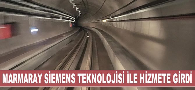 Türkiye'nin Marmaray demiryolu hattı, Siemens Mobility teknolojisi ile hizmete girdi