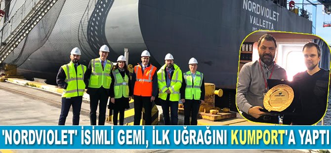 BSX Servisi'nin ‘Nordviolet’ isimli gemisi, ilk uğrağını Kumport'a yaptı