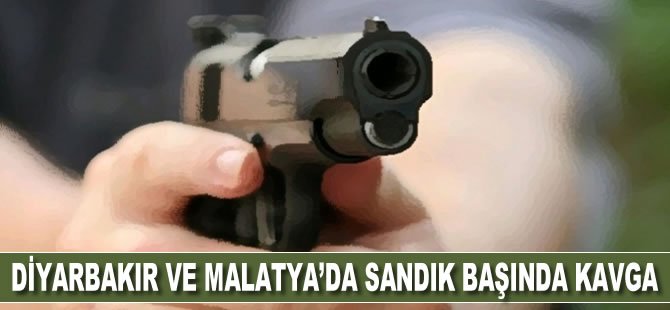 Malatya ve Diyarbakır'da sandık başında kavga