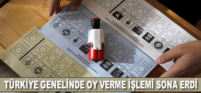 Türkiye'de yerel seçim: Tüm illerde oy verme işlemi sona erdi