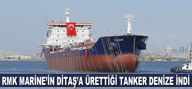 RMK Marine'in DİTAŞ'a özel ürettiği tanker deniz indi