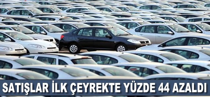 Pazar otomobilde yüzde 43.7, hafif ticaride yüzde 45.6 daraldı