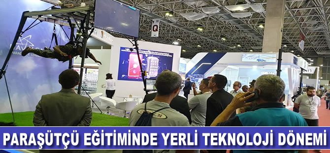 Paraşütçü eğitiminde yerli teknoloji dönemi