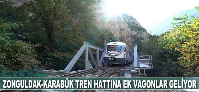 Zonguldak-Karabük Tren Hattına Ek Vagonlar Geliyor