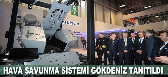 Hava savunma sistemi Gökdeniz tanıtıldı