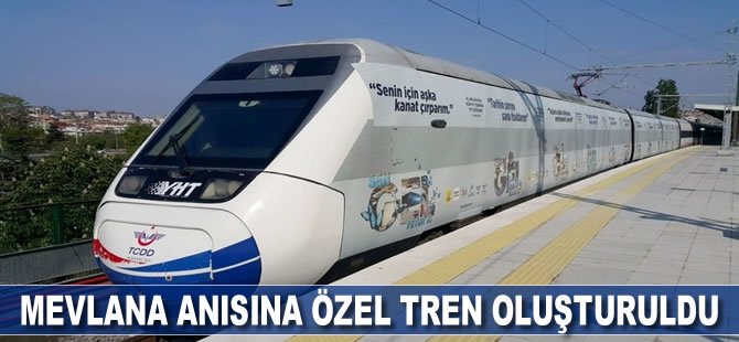 Mevlana anısına özel tren