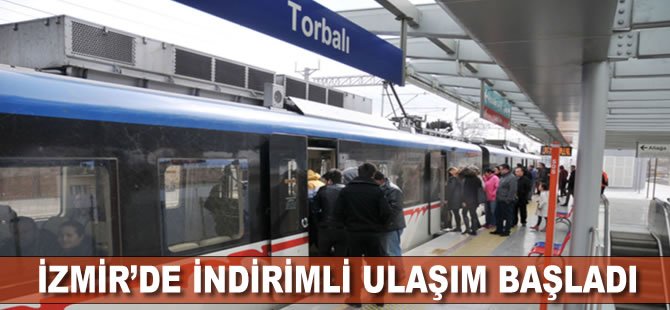 İzmir’de indirimli ulaşım başladı