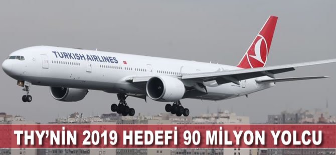 THY'nin 2019 hedefi 90 milyon yolcu