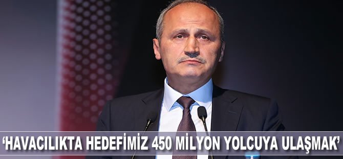 Bakan Turhan: Havacılıkta hedefimiz 450 milyon yolcuya ulaşmak