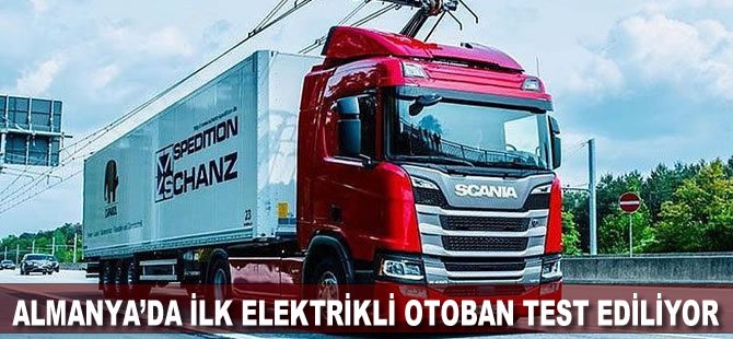 Almanya’da İlk Elektrikli Otoban Test Ediliyor