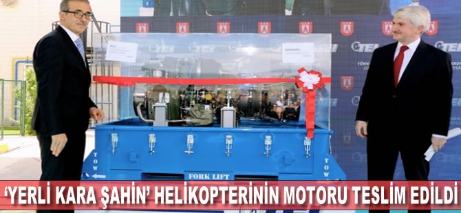 'Yerli Kara Şahin' helikopterinin motoru teslim edildi